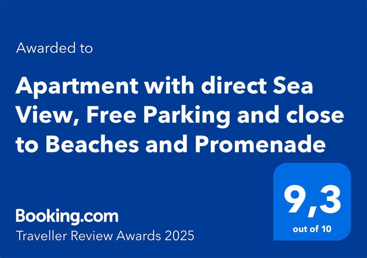 Apartment With Direct Sea View, Free Parking And Close To Beaches And Promenade 로브란 외부 사진